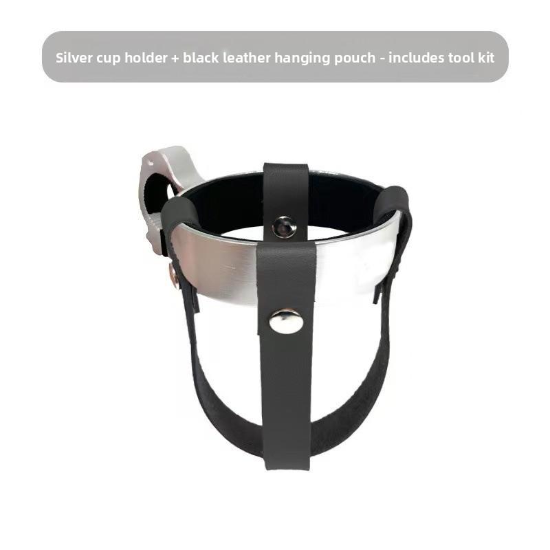 Outdoor Leather Bicycle Water Bottle Holder, Electric Car Milk Tea Beverage Kettle Holder, Adjustable Universal Water Cup Holder 14.6*7CM
Outdoor Leather Bicycle Water Bottle Holder, Electric Car Milk Tea Beverage Kettle Holder, Adjustable Universal Water Cup Holder 14.6*7CM