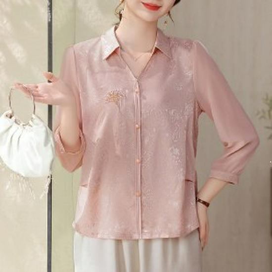 2026 Summer Fashion Seven-Sleeve Shirt for Middle-Aged and Elderly Women 3XL рожевий
2026 Summer Fashion Seven-Sleeve Shirt for Middle-Aged and Elderly Women 3XL рожевий
