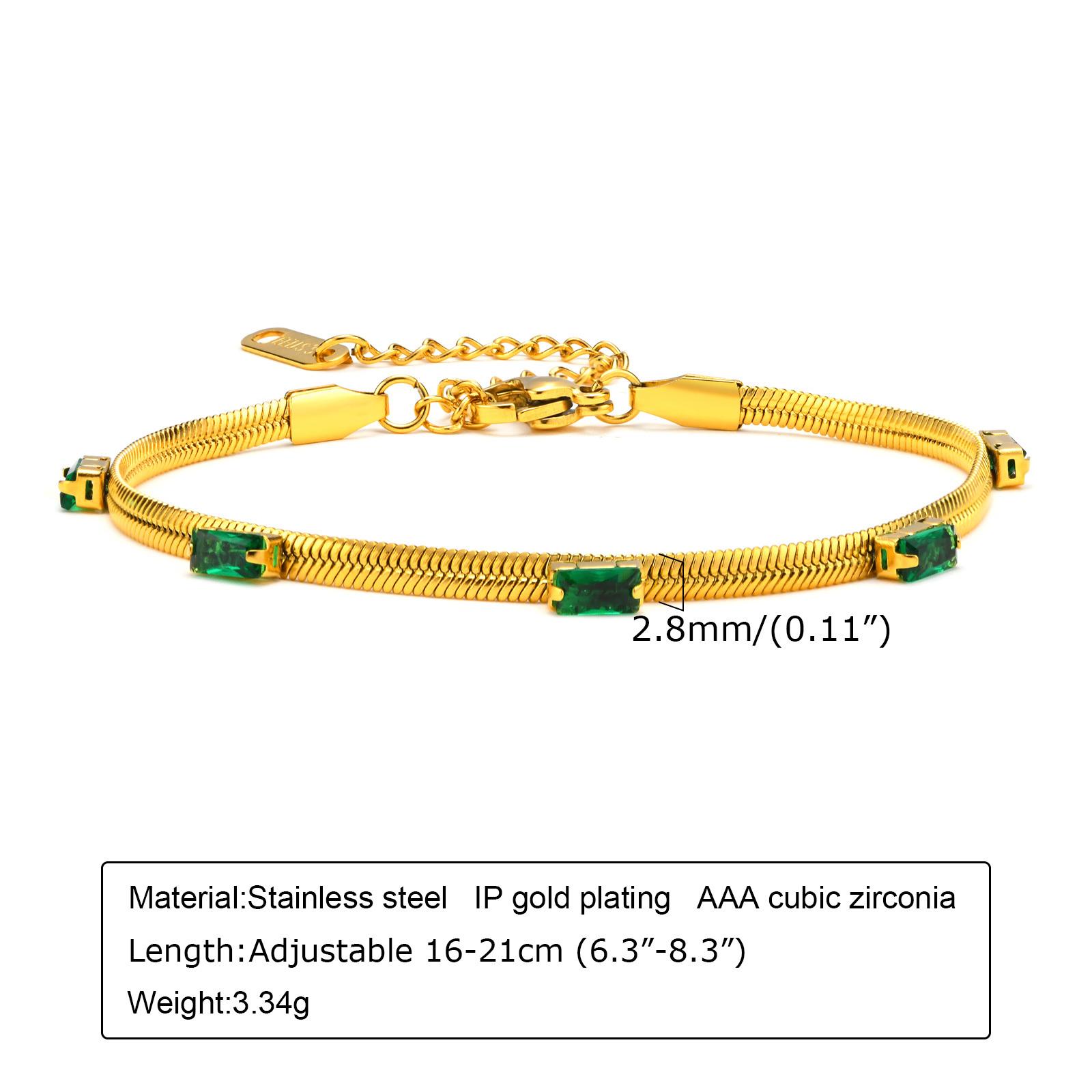 Charms Tennis Bracelet for Women, Cubic Zirconia Chain Bracelet Adjustable,Stainless Steel Miami Link CZ Bangle Gift
Charms Tennis Bracelet for Women, Cubic Zirconia Chain Bracelet Adjustable,Stainless Steel Miami Link CZ Bangle Gift