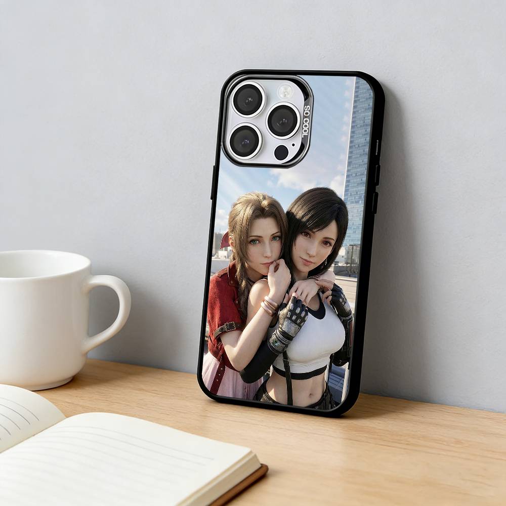 FFVII A-Aerith & T-Tifa Phone Case For iPhone 17,16,15,14,13,12,11 Plus,Pro Max,XS,Colorful Silver Phone case Funda Cover iPhone16se4
FFVII A-Aerith & T-Tifa Phone Case For iPhone 17,16,15,14,13,12,11 Plus,Pro Max,XS,Colorful Silver Phone case Funda Cover iPhone16se4
