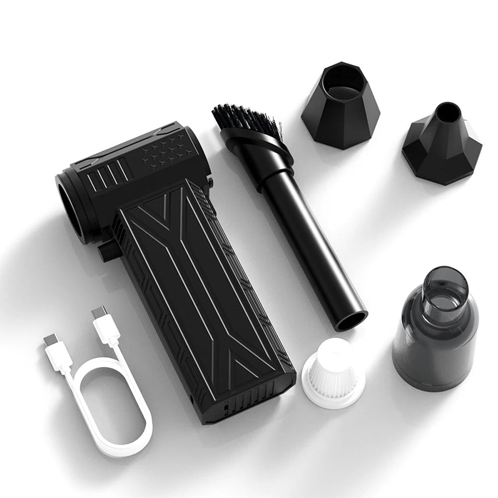 2026 New Brushless Electric Air Duster Turbo Blower Je Fan 3-Speed Adjustable USB Rechargeable Blower for Car Equipment Cleaning чорний
2026 New Brushless Electric Air Duster Turbo Blower Je Fan 3-Speed Adjustable USB Rechargeable Blower for Car Equipment Cleaning чорний