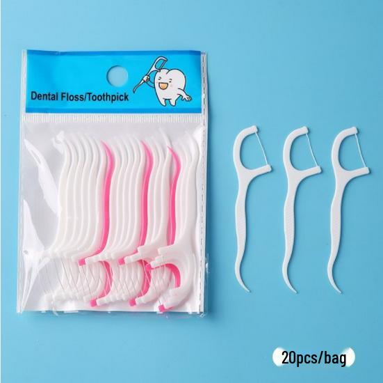 Ultra-Fine Dental Floss Picks, 50-Pack: Bow-Shaped Portable Toothpicks for Family Use
Ultra-Fine Dental Floss Picks, 50-Pack: Bow-Shaped Portable Toothpicks for Family Use