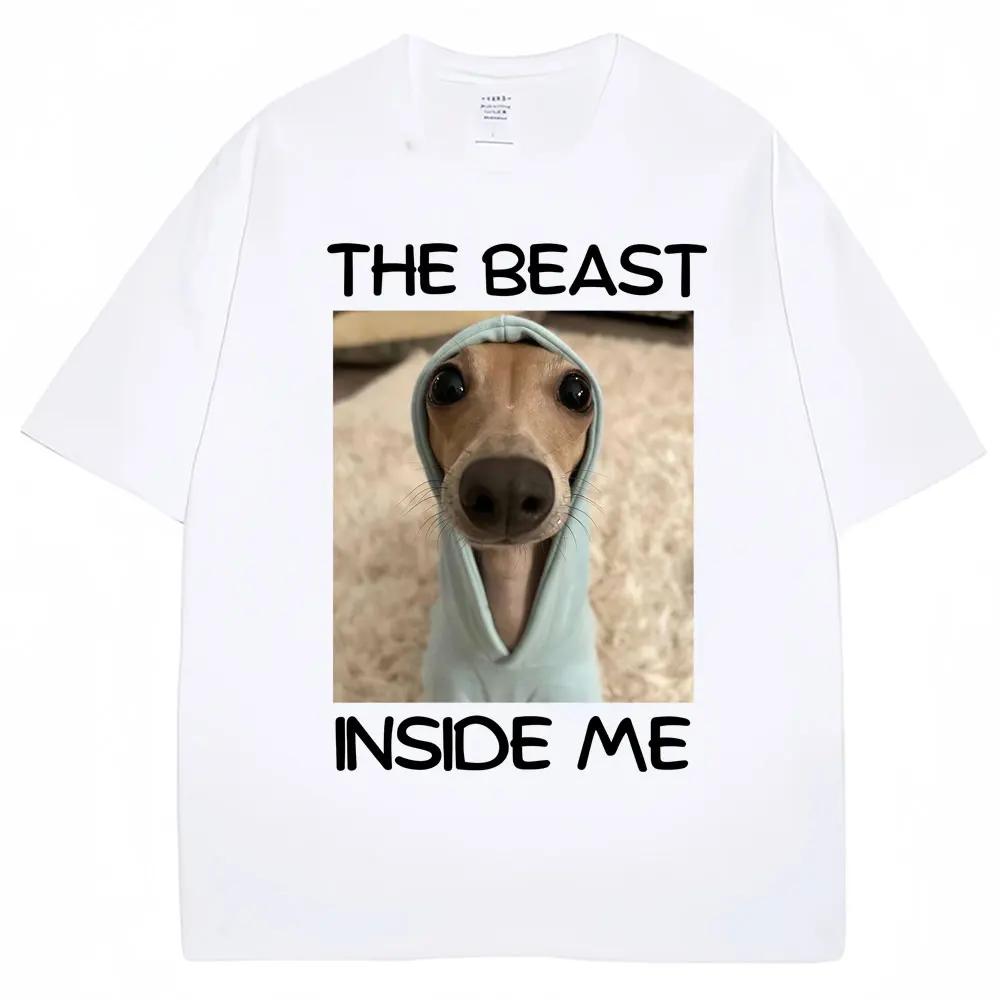 Camiseta The Beast Inside Me Funny Dog Memecamisetas de moda para mujer de alta calidad camisetas informales ropa de calle 4XL
Camiseta The Beast Inside Me Funny Dog Memecamisetas de moda para mujer de alta calidad camisetas informales ropa de calle 4XL