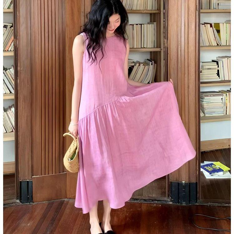 Women s Summer 2026 Cotton-Linen Dress: Elegant Korean Style, Solid Color, Loose, Slimming, Versatile. S (90-105 jin)
Women s Summer 2026 Cotton-Linen Dress: Elegant Korean Style, Solid Color, Loose, Slimming, Versatile. S (90-105 jin)
