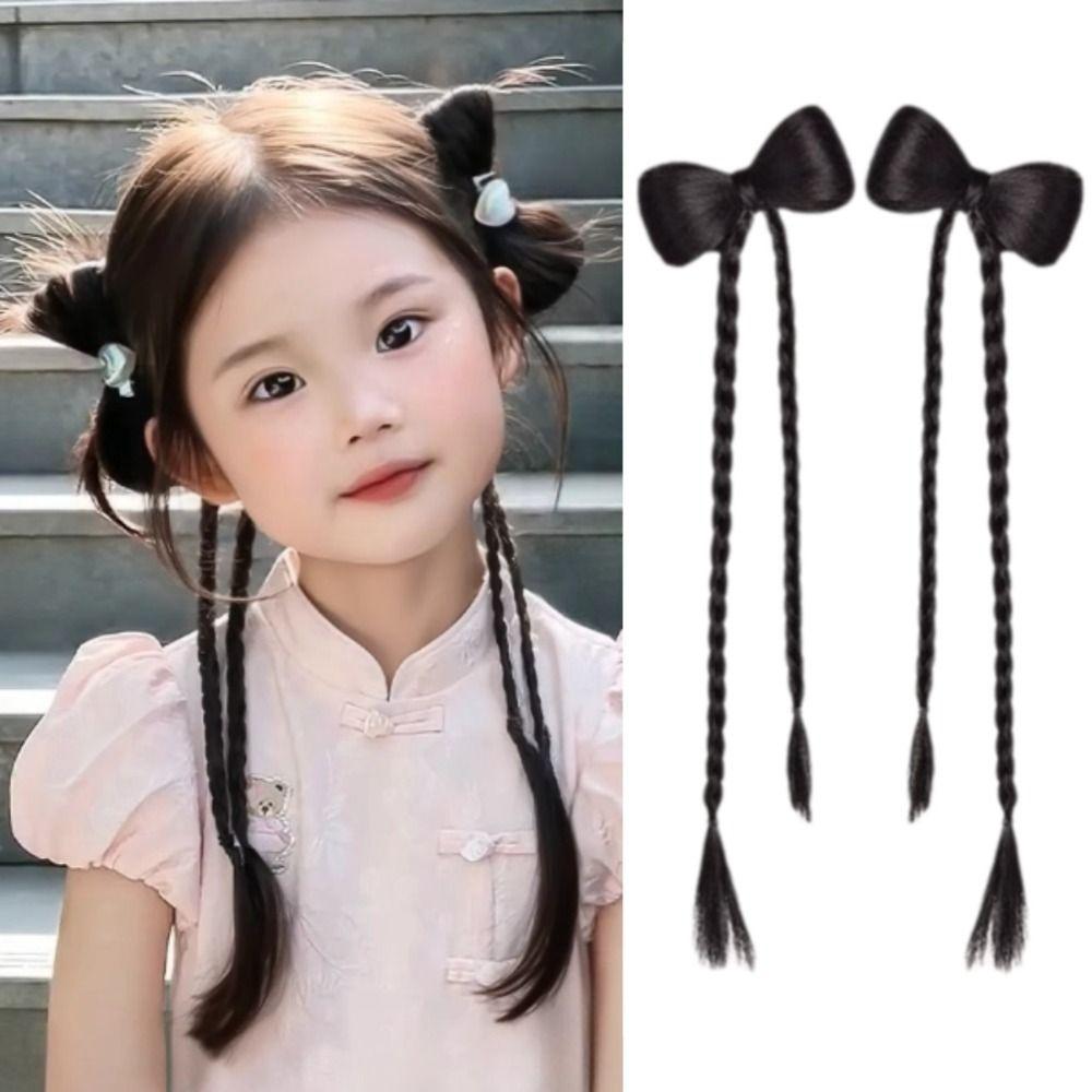 2pcs Kids Headwear Pony Tail Hairpiece Hair Bands Twist Braid Wig Children Bowknot Ponytail Daily
2pcs Kids Headwear Pony Tail Hairpiece Hair Bands Twist Braid Wig Children Bowknot Ponytail Daily