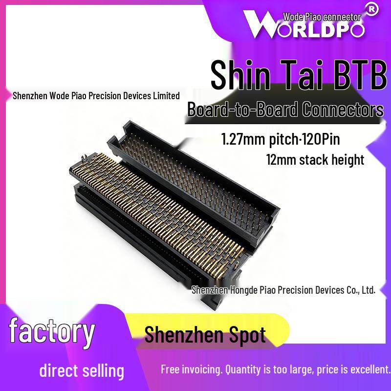 BTB Sintai TOLC-130-32-L/F/S-Q-LC-K-TR 120P High-Speed Board-to-Board Connector TOLC-130-32-S High-Speed Connector Male
BTB Sintai TOLC-130-32-L/F/S-Q-LC-K-TR 120P High-Speed Board-to-Board Connector TOLC-130-32-S High-Speed Connector Male