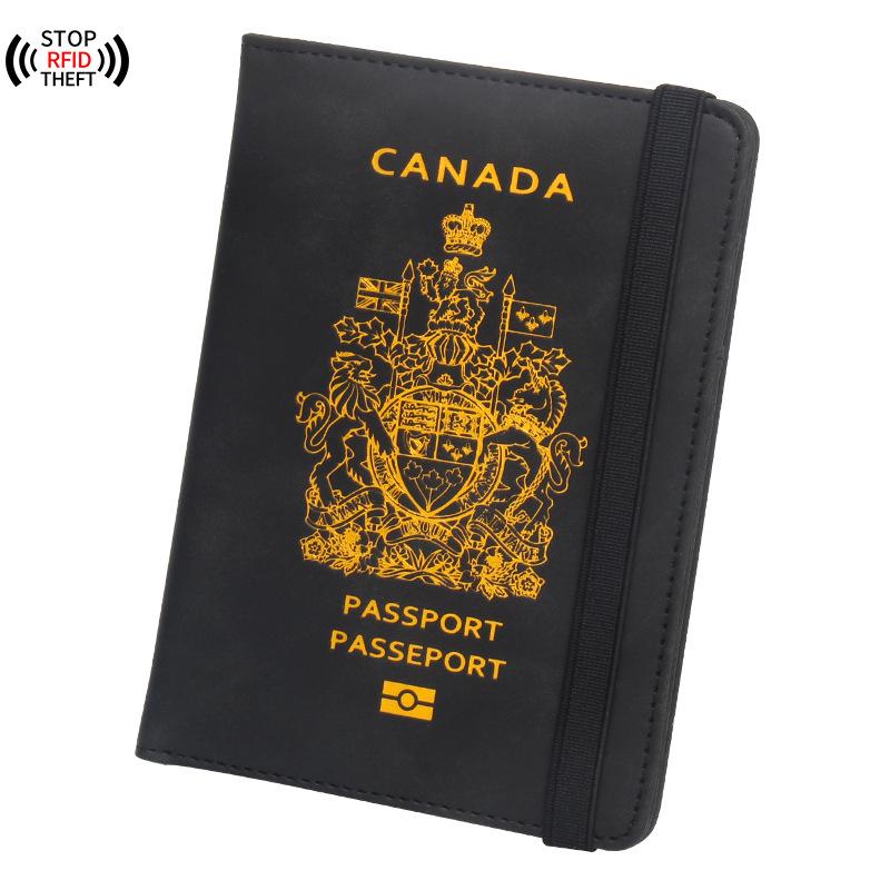 Canadian Passport Holder with Anti-Magnetic Strap & Multi-Card Slots, Transparent Window & Ticket Slot
Canadian Passport Holder with Anti-Magnetic Strap & Multi-Card Slots, Transparent Window & Ticket Slot