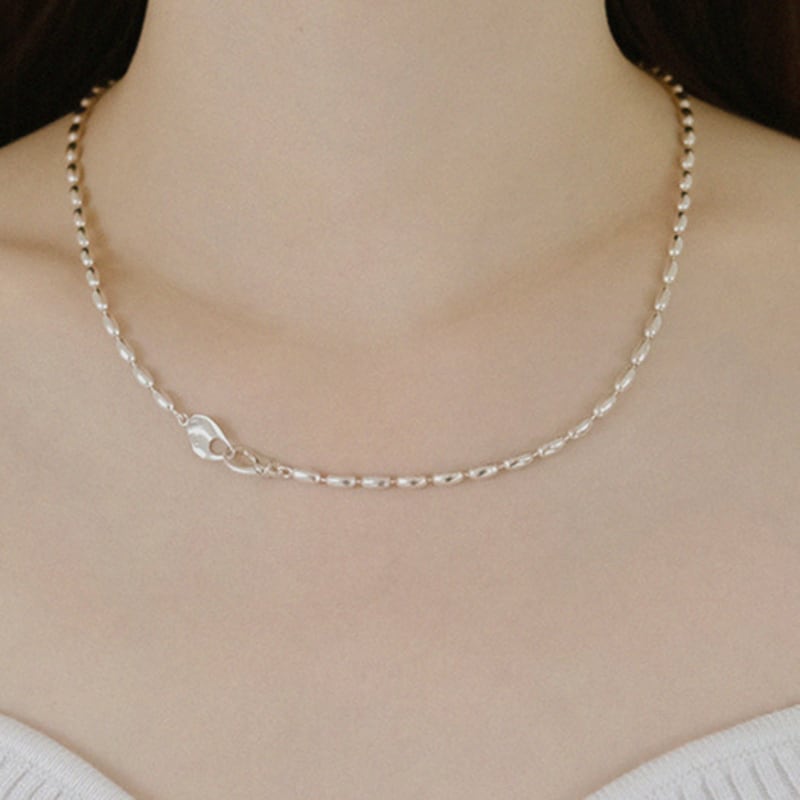 Pinaf Leaf Eggball necklace 45cm
Pinaf Leaf Eggball necklace 45cm