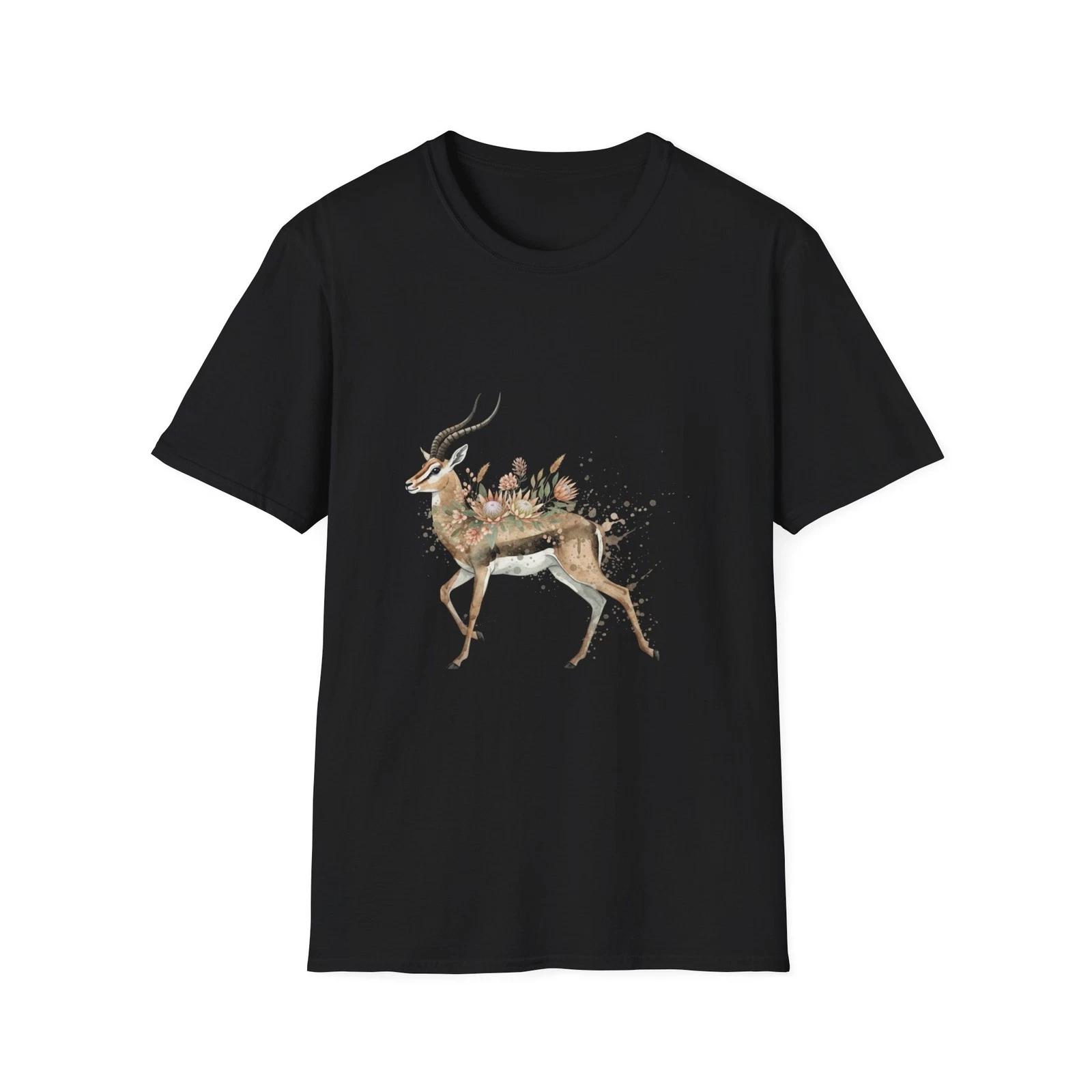 Deer Floral Watercolor Boho Black Tee Nature Aesthetic Print T-Shirt 3XL
Deer Floral Watercolor Boho Black Tee Nature Aesthetic Print T-Shirt 3XL