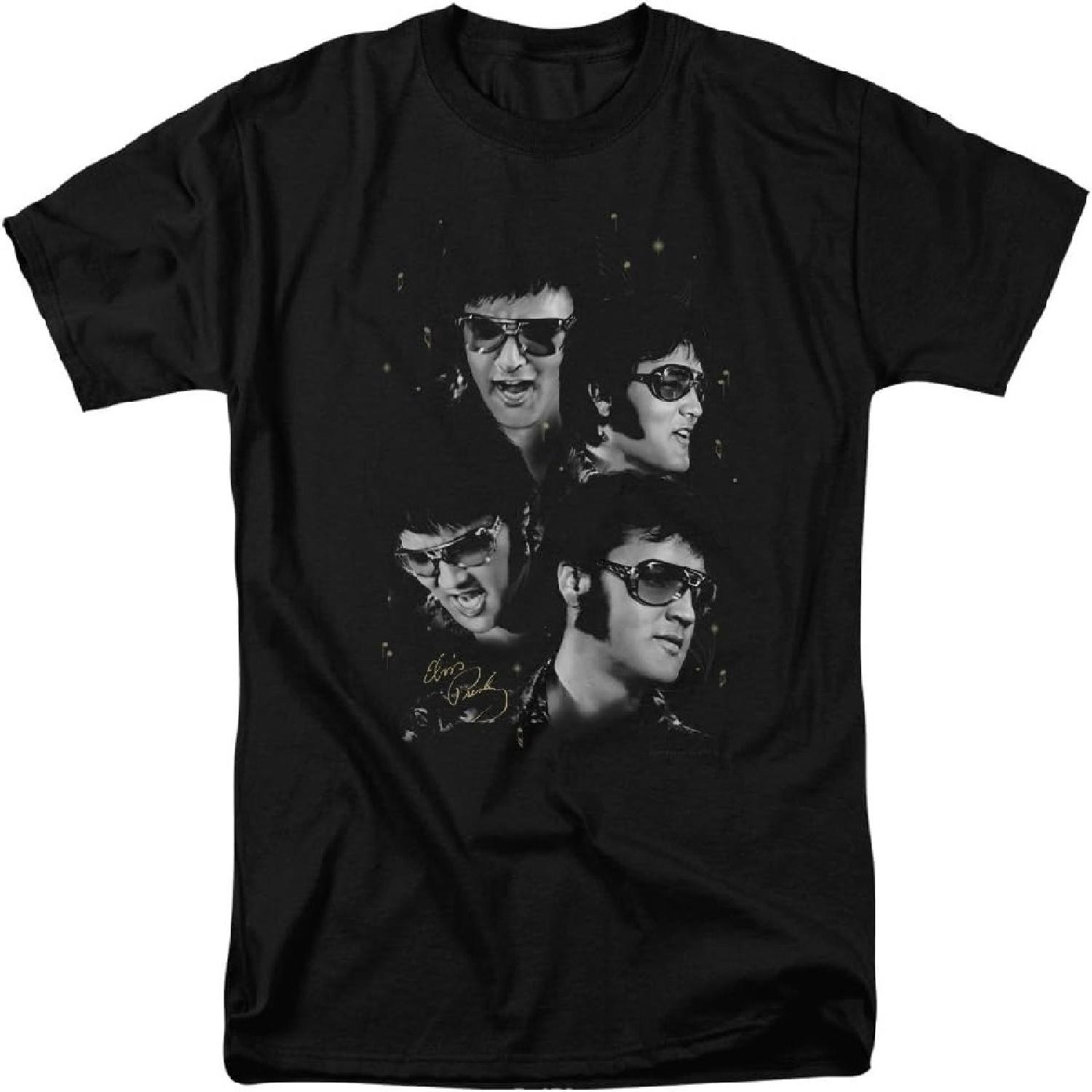 LOGOVISION Elvis Presley Faces Unisex Adult T Shirt for Men and Women XXXXXL чёрный
LOGOVISION Elvis Presley Faces Unisex Adult T Shirt for Men and Women XXXXXL чёрный