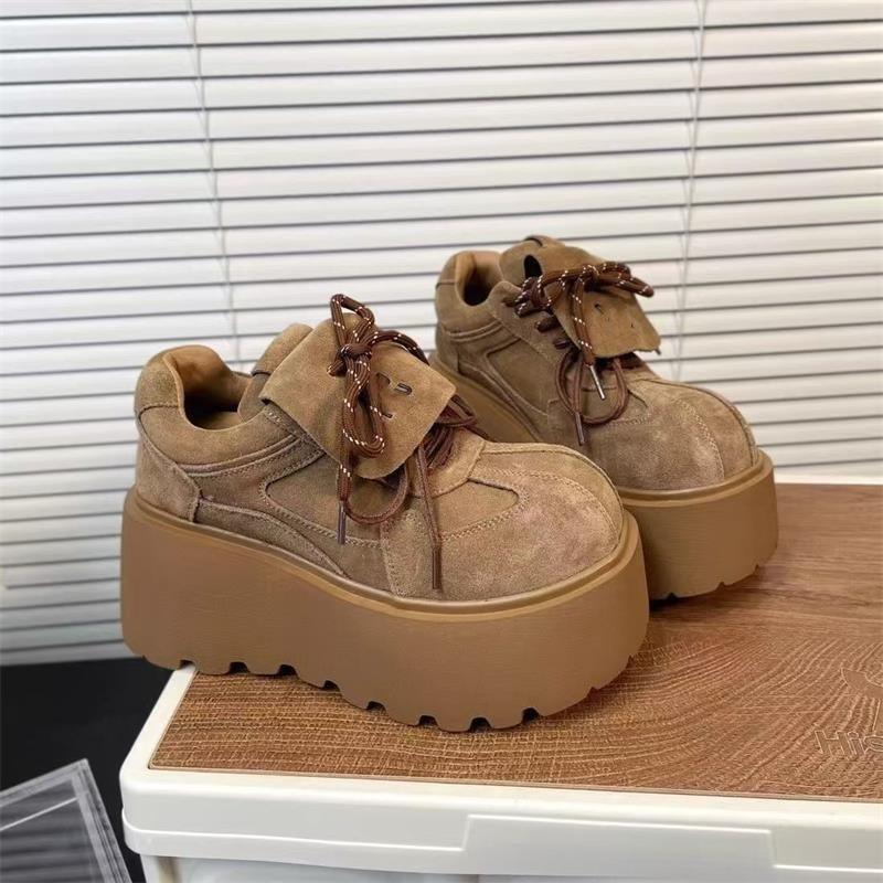 Ретро шкіряні кросівки для осені та зими, повсякденні туфлі на товстій підошві у вигляді бісквіта 39 жовтий/хакі
Ретро шкіряні кросівки для осені та зими, повсякденні туфлі на товстій підошві у вигляді бісквіта 39 жовтий/хакі