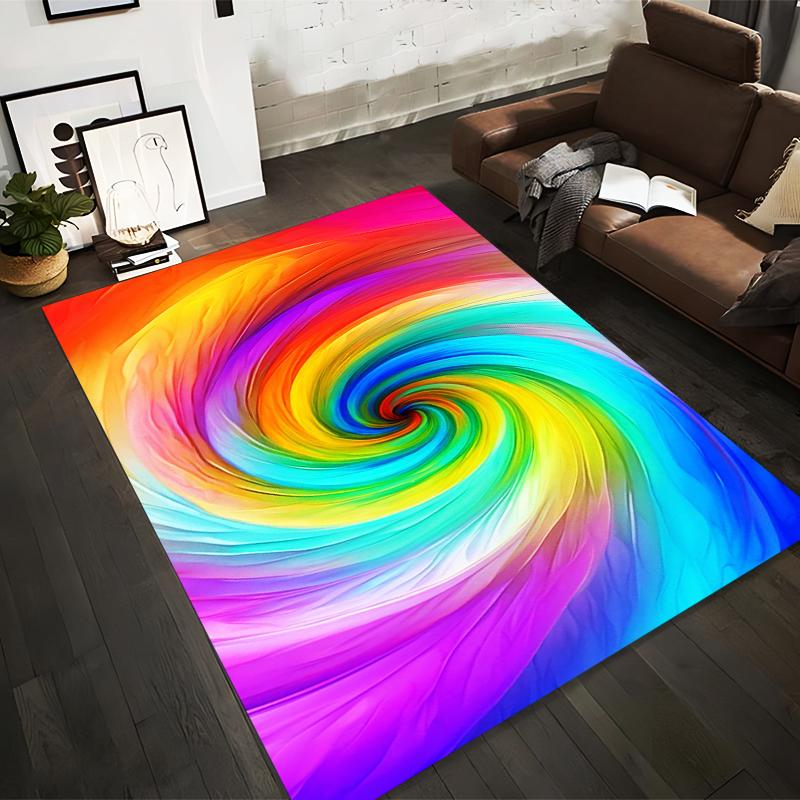 Vibrant Multicolor Swirl Pattern Carpet for Living Room Decor Suitable for use as an anti-slip for living room bedroom sofas 40x60cm( 15x23in )
Vibrant Multicolor Swirl Pattern Carpet for Living Room Decor Suitable for use as an anti-slip for living room bedroom sofas 40x60cm( 15x23in )