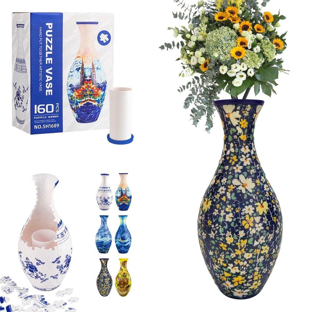 3D Art Puzzle Vase Exquisite Flowers 3D Vase Flower Arrangement Home Decoration Vase Puzzle style 2
3D Art Puzzle Vase Exquisite Flowers 3D Vase Flower Arrangement Home Decoration Vase Puzzle style 2