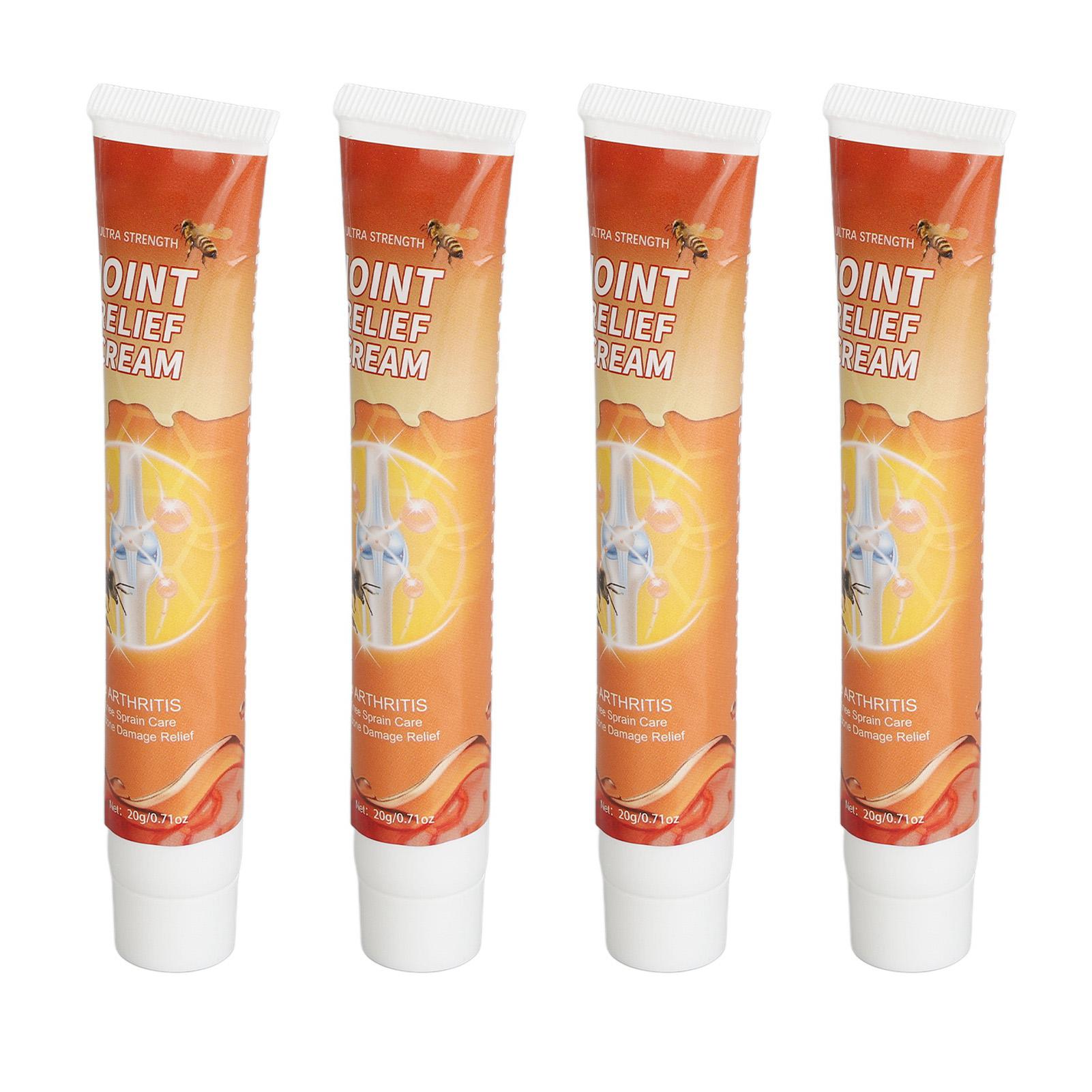4pcs 20g Joint Care Cream Improve Flexibility Reduce Soreness Muscle Cream for Wrist Shoulder
4pcs 20g Joint Care Cream Improve Flexibility Reduce Soreness Muscle Cream for Wrist Shoulder