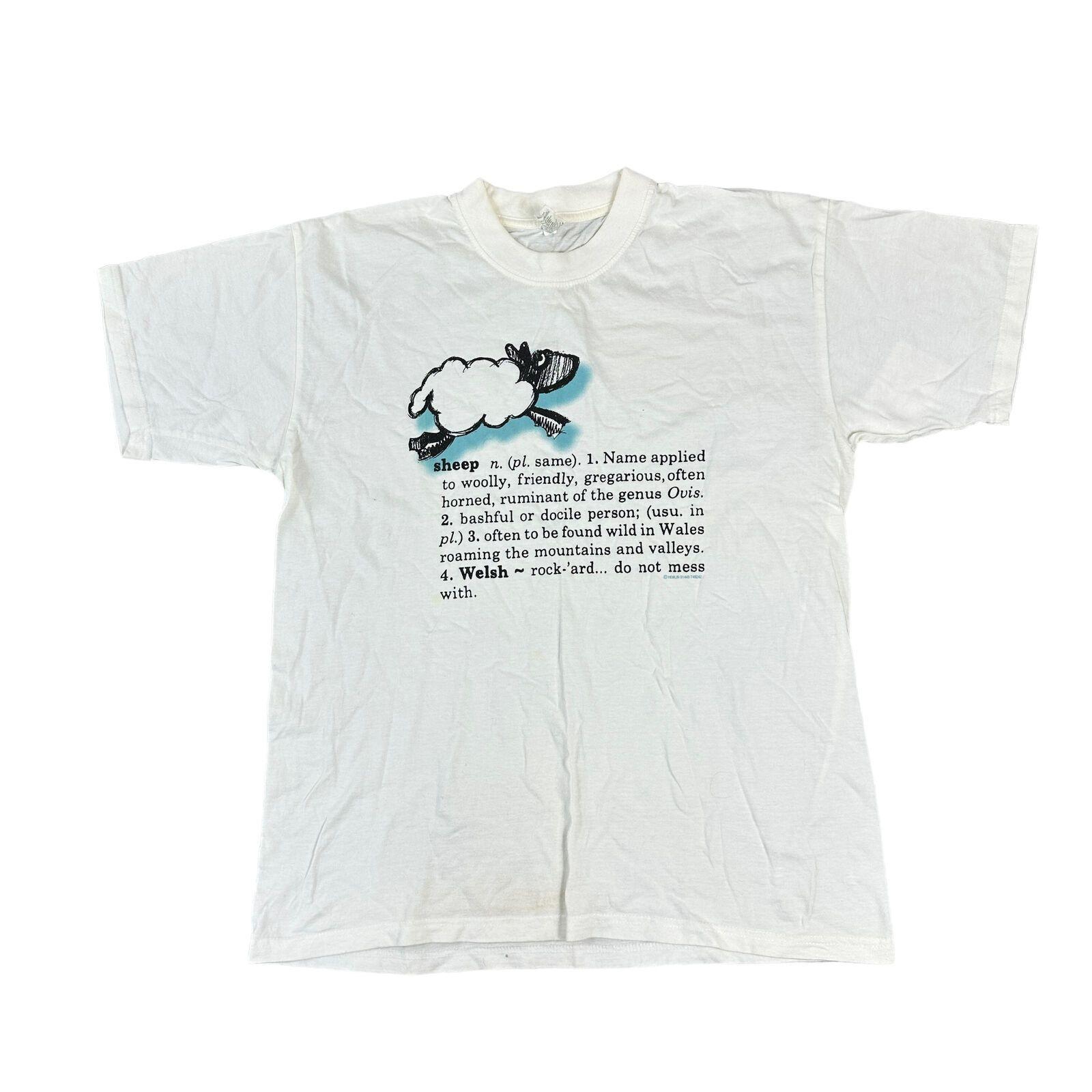 Vintage T-Shirt Mens Womens Tees Top Graphic Print Sheep Wildlife 90s Y2K White Mens 3XL
Vintage T-Shirt Mens Womens Tees Top Graphic Print Sheep Wildlife 90s Y2K White Mens 3XL