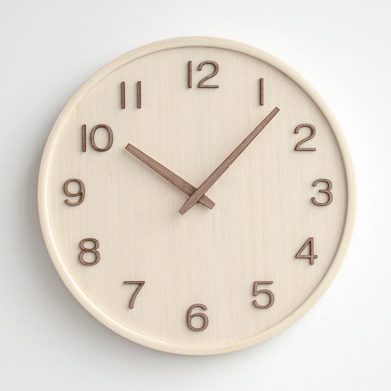 Japan Style Noiseless Wooden Wall Clock Simple Retro Decorative Timepiece for Living Room Home Decor Brief Wood Watch 30cm
Japan Style Noiseless Wooden Wall Clock Simple Retro Decorative Timepiece for Living Room Home Decor Brief Wood Watch 30cm