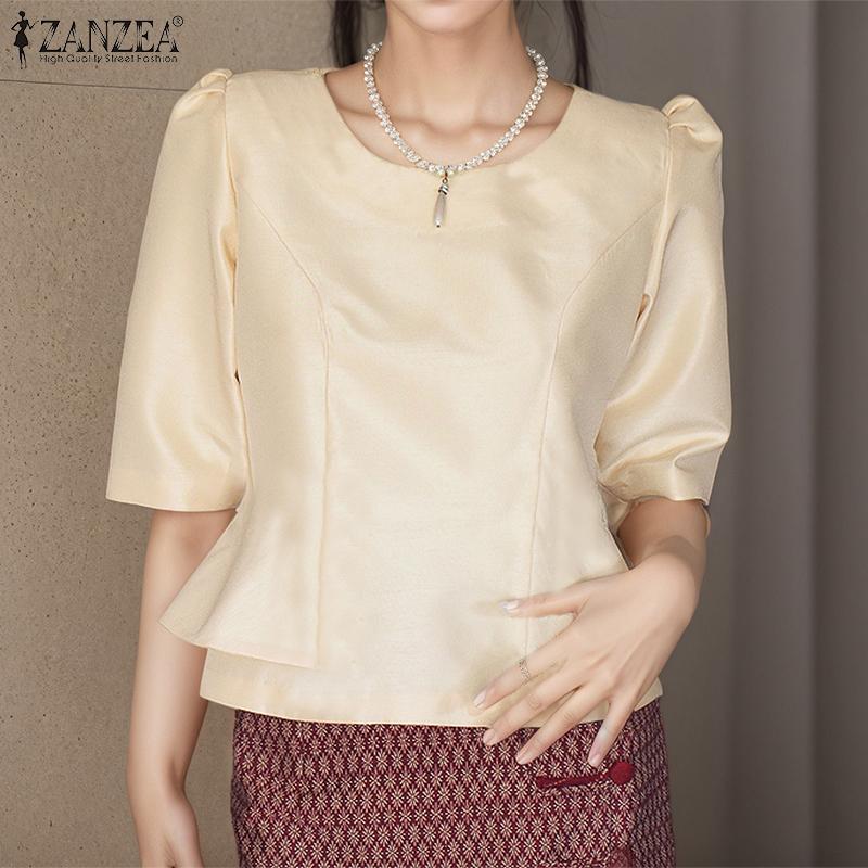 ZANZEA Women Summer Round Neck Ruffles Splice Casual Short Sleeve Blouse 5XL рожевий
ZANZEA Women Summer Round Neck Ruffles Splice Casual Short Sleeve Blouse 5XL рожевий