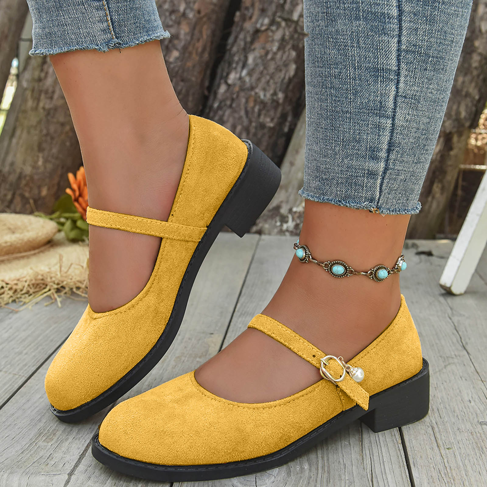 Women Chunky Low Heel Shoes Comfortable Walking Ballerina Shoes Cute Ballet Running Shoes for Women Size 12 And Flat Footed 37 жовтий
Women Chunky Low Heel Shoes Comfortable Walking Ballerina Shoes Cute Ballet Running Shoes for Women Size 12 And Flat Footed 37 жовтий