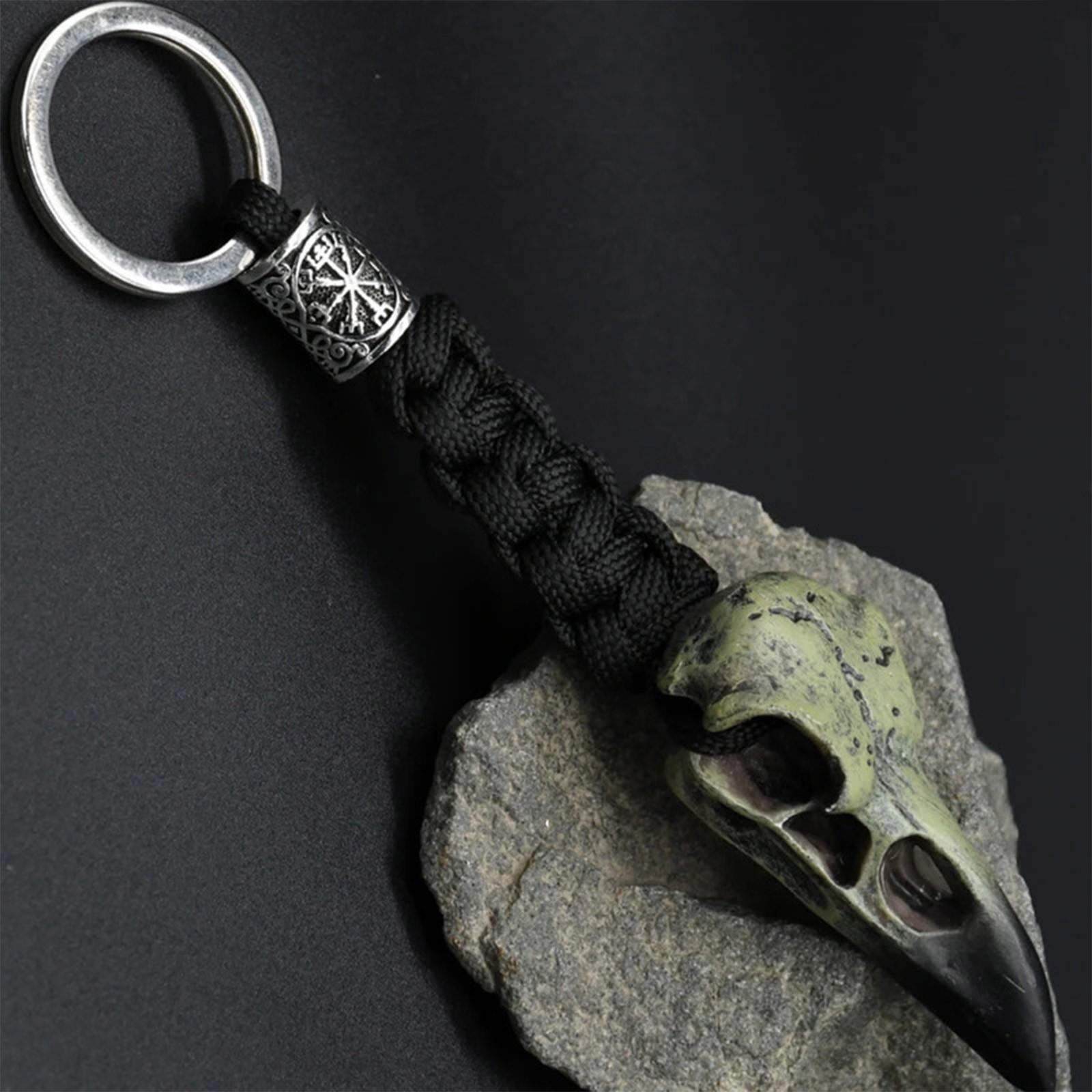 Брелок в виде скелета ворона, подвеска в виде головы, брелок, паракорд, веревка, ювелирные изделия, подарок One Size чёрный
Брелок в виде скелета ворона, подвеска в виде головы, брелок, паракорд, веревка, ювелирные изделия, подарок One Size чёрный