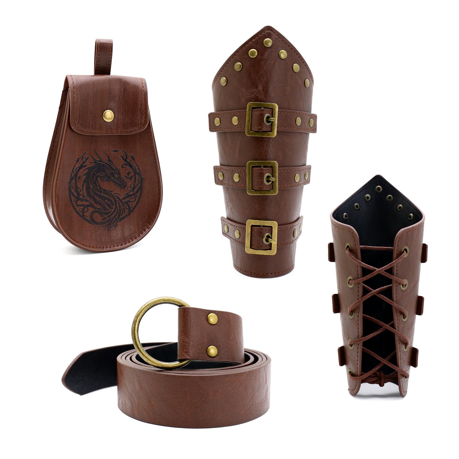 Medieval Viking Renaissance Belt Retro Bracer Halloween Cosplay Costume Dress Up Fanny Pack
Medieval Viking Renaissance Belt Retro Bracer Halloween Cosplay Costume Dress Up Fanny Pack