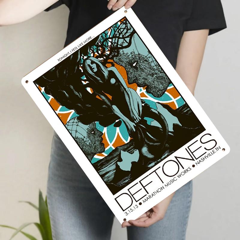 Deftones Band Artwork Custom Metal Sign Nashville Concert Poster Wall Decor for Music Fans 20x30cm(7.8x11.8inch)
Deftones Band Artwork Custom Metal Sign Nashville Concert Poster Wall Decor for Music Fans 20x30cm(7.8x11.8inch)
