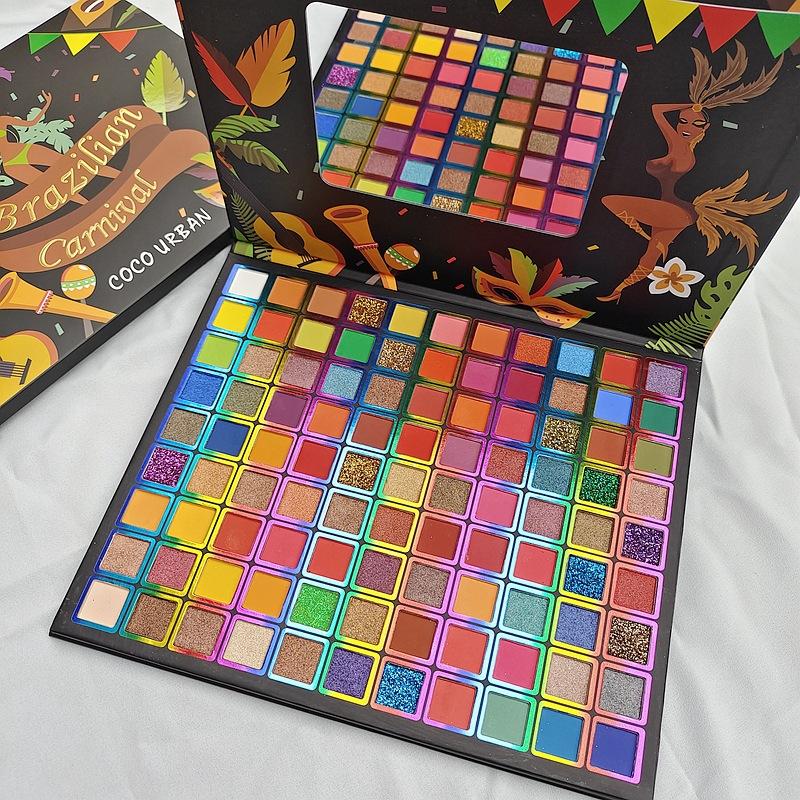 99-цветная многоцветная палитра теней для век в бразильском карнавале для косплея
99-цветная многоцветная палитра теней для век в бразильском карнавале для косплея