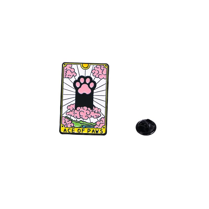 New Tarot Cat Series Enamel Brooches The Moon The World The Lovers Ace Of Paws Lapel Pins For Backpack Jacket Gift For Pet Lover
New Tarot Cat Series Enamel Brooches The Moon The World The Lovers Ace Of Paws Lapel Pins For Backpack Jacket Gift For Pet Lover
