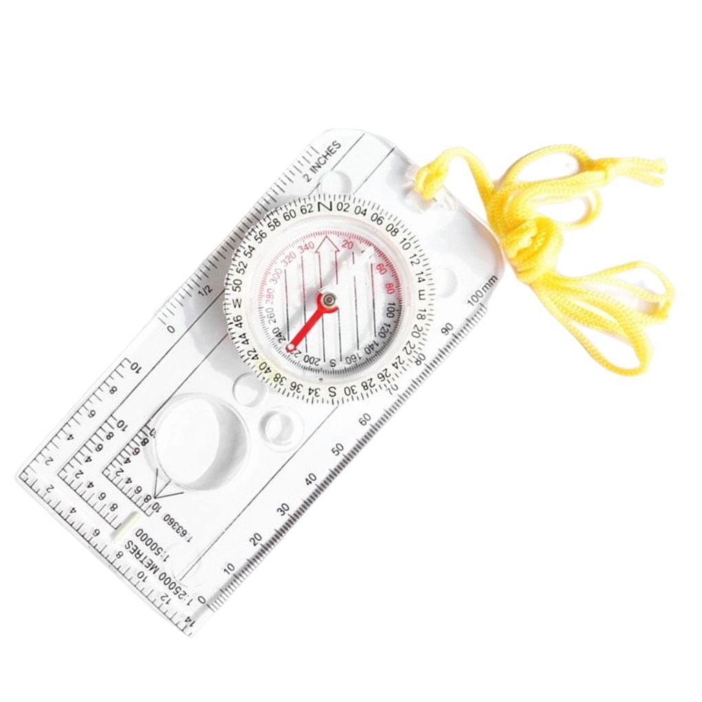 Ruler Map Scale Compass Camping Tools Space Saving Multifunctional Shockproof Waterproof Survival Accessories Transparent
Ruler Map Scale Compass Camping Tools Space Saving Multifunctional Shockproof Waterproof Survival Accessories Transparent