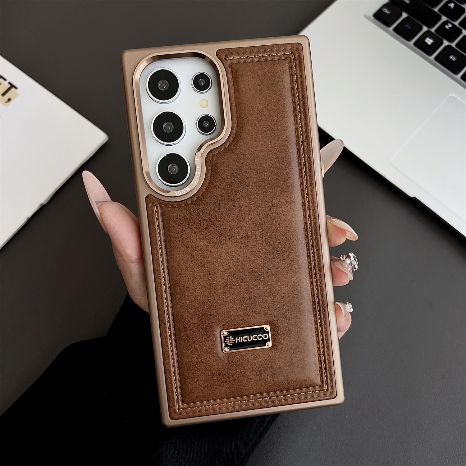 For Samsung Galaxy S25 Ultra Case PC+PU Leather Shockproof Phone Back Cover Brown
For Samsung Galaxy S25 Ultra Case PC+PU Leather Shockproof Phone Back Cover Brown