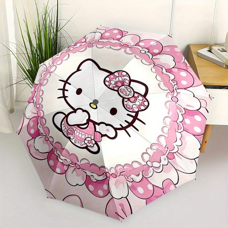 Hello Kitty, Bow Automatic Opening and Closing Parasol Compact Travel umbrella with 8 Ribs for Women and Men Ideal Birthday/Christmas Gift,
Hello Kitty, Bow Automatic Opening and Closing Parasol Compact Travel umbrella with 8 Ribs for Women and Men Ideal Birthday/Christmas Gift,