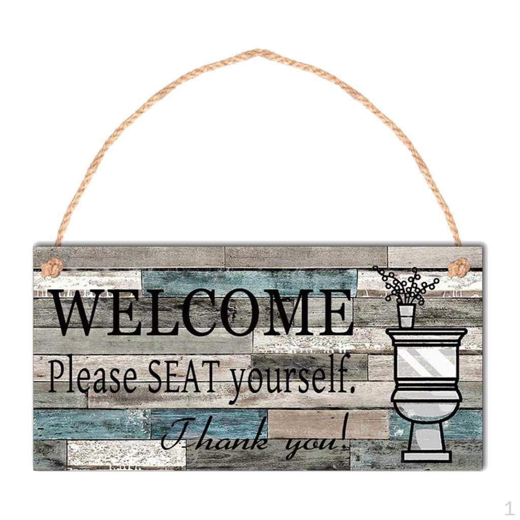 Wooden Printed Lettered Please Seat F/ Door Ornament
Wooden Printed Lettered Please Seat F/ Door Ornament