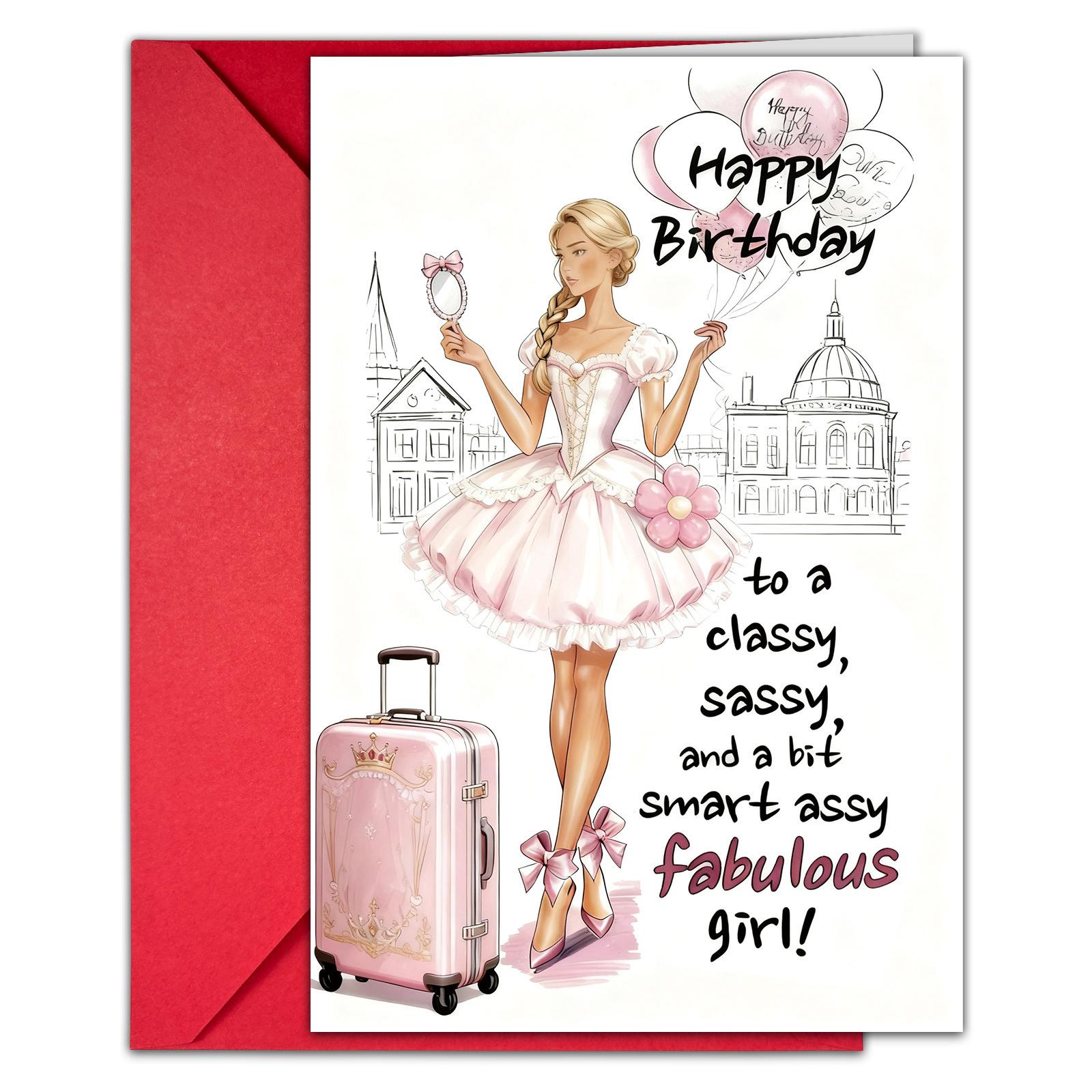 Send Beautiful Girls Birthday Cards, Envelope Sets, Large Size, Starting From 10 Sets, Exquisite Birthday Cards T020400923
Send Beautiful Girls Birthday Cards, Envelope Sets, Large Size, Starting From 10 Sets, Exquisite Birthday Cards T020400923