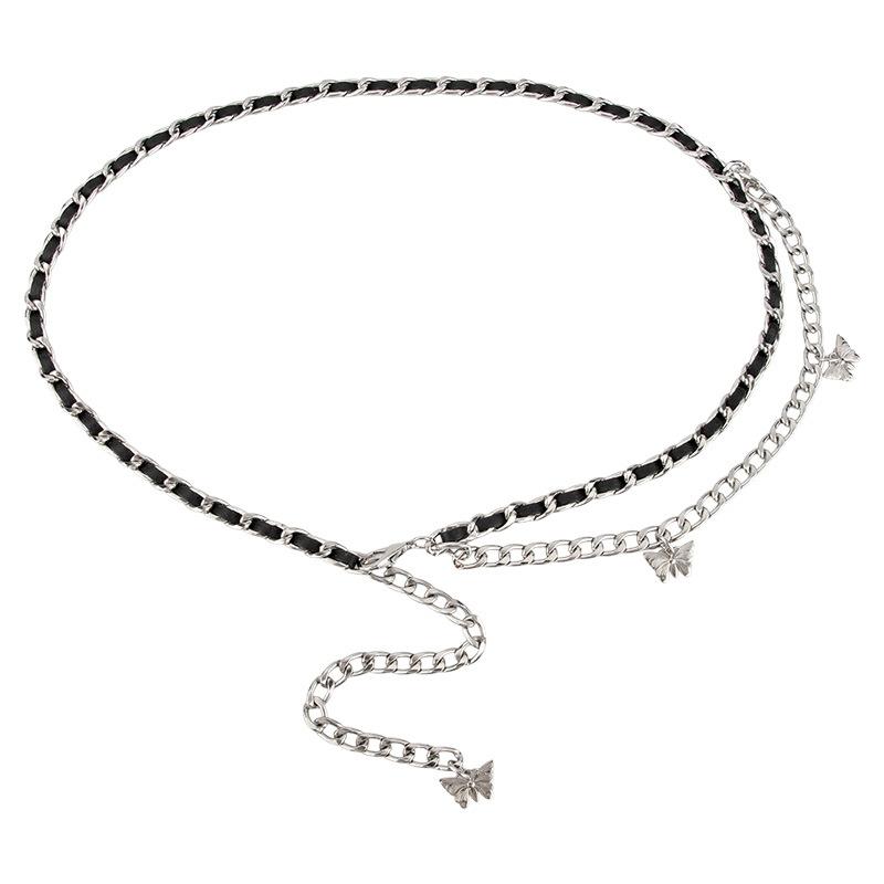 Металлическая поясная цепочка в стиле Маленький аромат , Женская модная универсальная цепочка для платья, Декоративный ремень-бабочка, Плетеная цепочка, Тонкая цепочка-ремень
Металлическая поясная цепочка в стиле Маленький аромат , Женская модная универсальная цепочка для платья, Декоративный ремень-бабочка, Плетеная цепочка, Тонкая цепочка-ремень