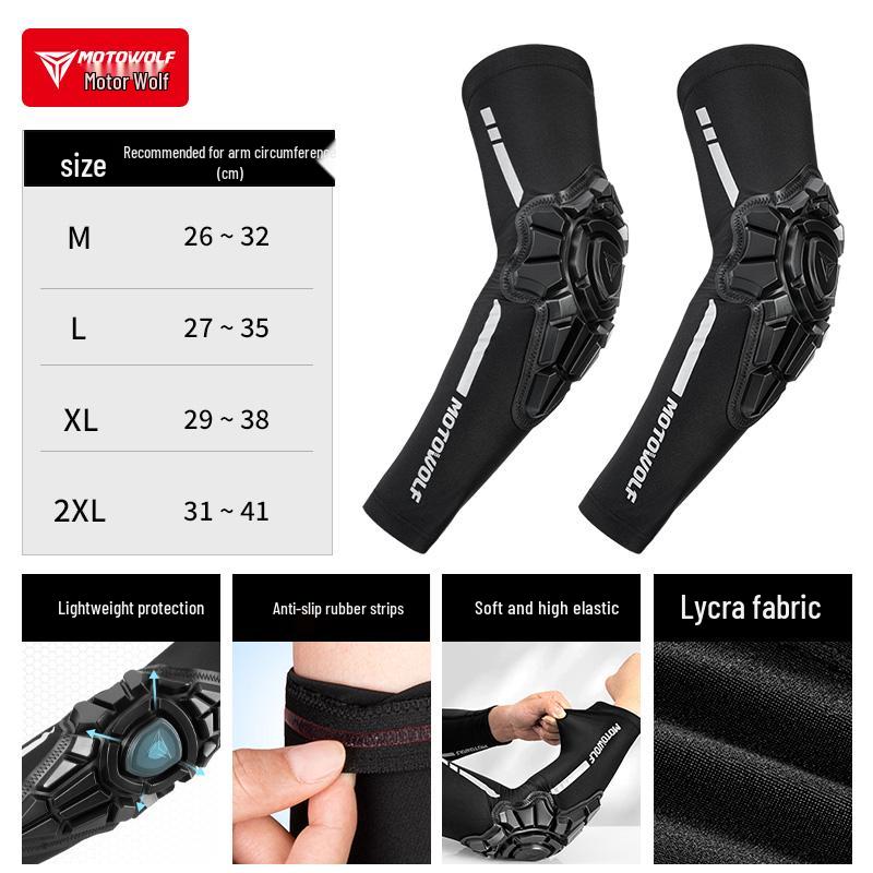 Motorcycle Elbow Guards & Gloves: Anti-Fall, Breathable, Sun Protection Riding Gear Extra Large
Motorcycle Elbow Guards & Gloves: Anti-Fall, Breathable, Sun Protection Riding Gear Extra Large