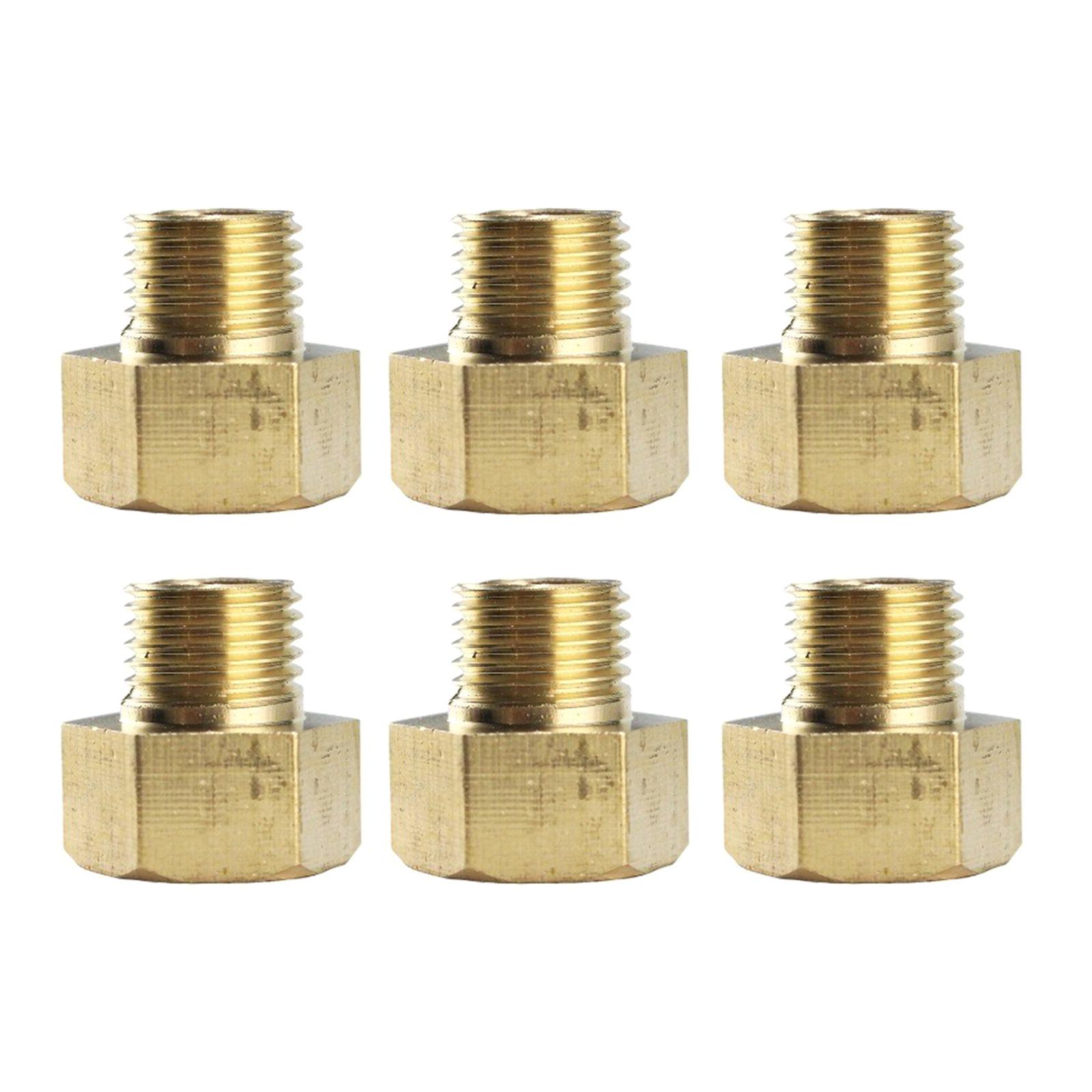 Durable Brass Hose Connectors Heavy Duty Hose Reducers 6 Pcs Thread Adapter Simple Installation Durable for Water Pipes A
Durable Brass Hose Connectors Heavy Duty Hose Reducers 6 Pcs Thread Adapter Simple Installation Durable for Water Pipes A