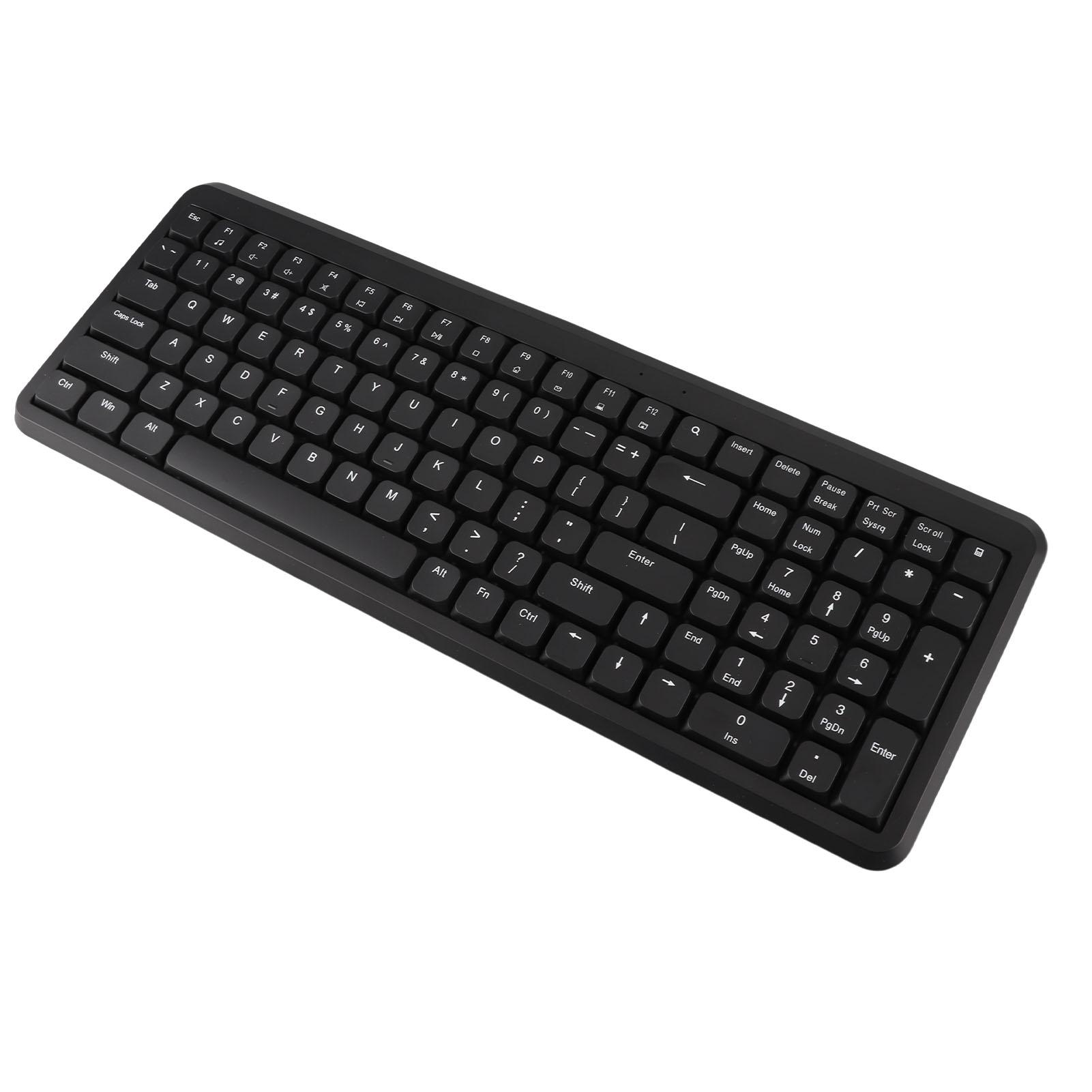 2.4G Wireless Keyboard 105 Key Full Size Keyboard with Numeric Keypad Silent Scissor Keys for Computer Desktop PC Laptop
2.4G Wireless Keyboard 105 Key Full Size Keyboard with Numeric Keypad Silent Scissor Keys for Computer Desktop PC Laptop
