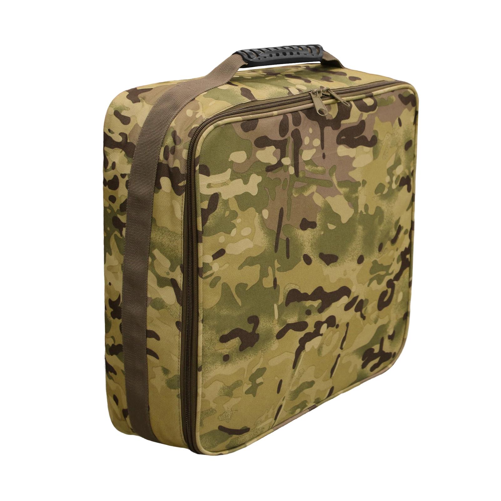Handheld Fishing Reel Bag Double Zippers Fishing Tackle Organizer Box Polyester Large Capacity Carry CP Camouflage
Handheld Fishing Reel Bag Double Zippers Fishing Tackle Organizer Box Polyester Large Capacity Carry CP Camouflage