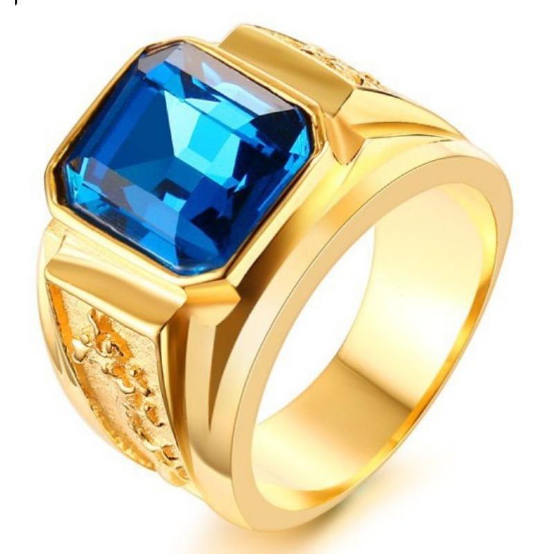 New domineering dragon pattern inlaid zircon men s ring, retro contract mosaic hand jewelry 6 синий
New domineering dragon pattern inlaid zircon men s ring, retro contract mosaic hand jewelry 6 синий