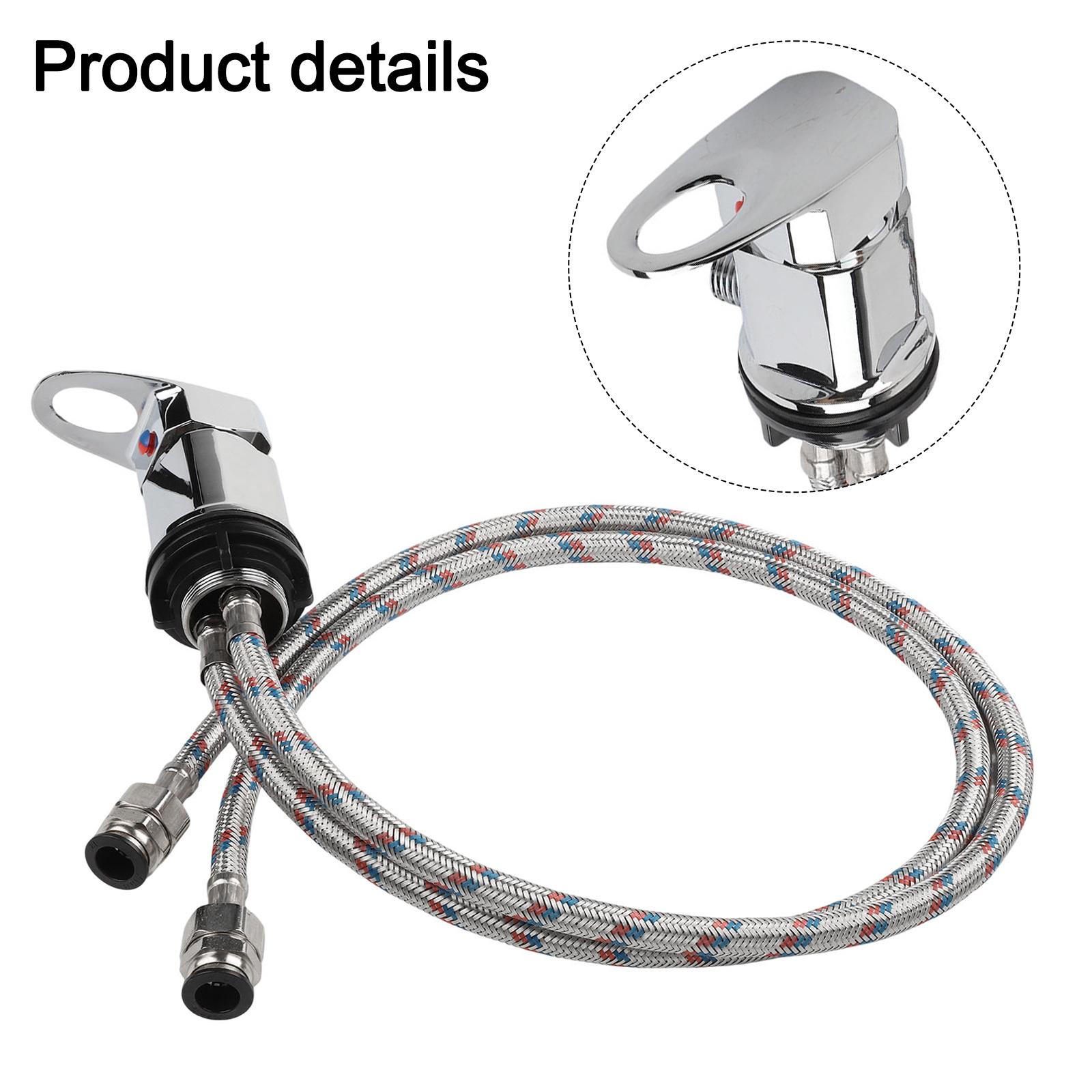 Chrome Brass Tap RV Shower Tap 115 Mm Height Stainless Steel Tails Faucet Brass Tapware User-Friendly Operation
Chrome Brass Tap RV Shower Tap 115 Mm Height Stainless Steel Tails Faucet Brass Tapware User-Friendly Operation