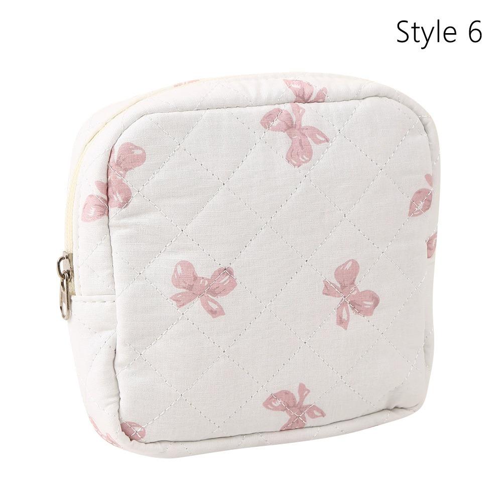 Flower Cartoon Design Sanitary Napkins Bag Zipper Closure Compact & Portable Storage Pouch Multipurpose Storage Bag
Flower Cartoon Design Sanitary Napkins Bag Zipper Closure Compact & Portable Storage Pouch Multipurpose Storage Bag