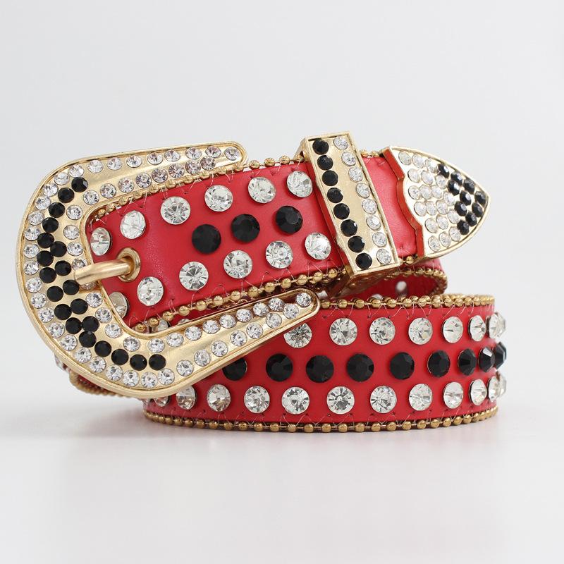 Women S Rhinestone Inlaid Pin Buckle Three-Piece Set, Jeans Belt Light Luxury Red Wide Belt Three Sizes Optional 105cm червоний
Women S Rhinestone Inlaid Pin Buckle Three-Piece Set, Jeans Belt Light Luxury Red Wide Belt Three Sizes Optional 105cm червоний