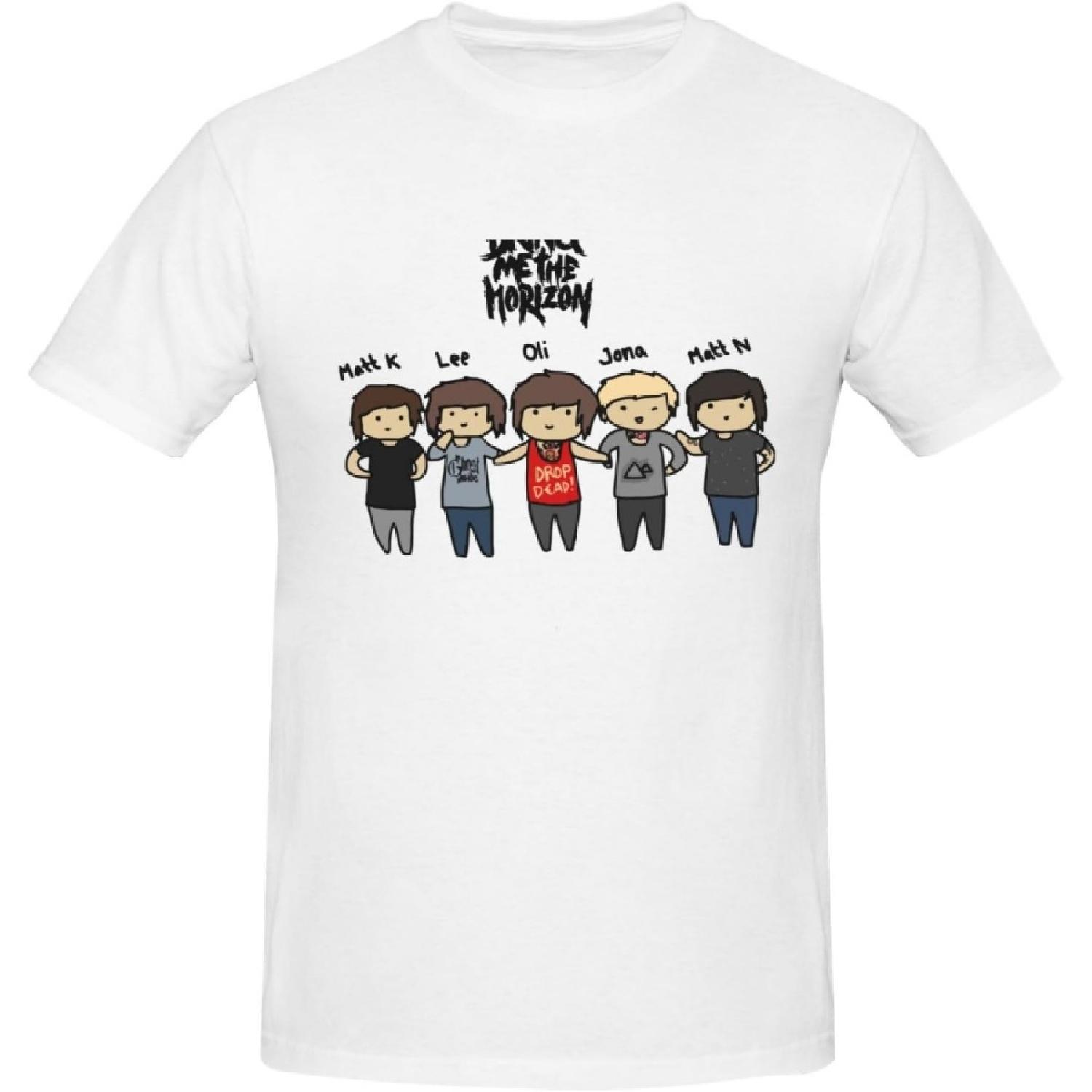 xhaxhi Men s t-Shirt Bring me The Horizon Cartoon BMTH Short Sleeve T-Shirt for Men Workout Shirts Running Shirts XXXXXL білий
xhaxhi Men s t-Shirt Bring me The Horizon Cartoon BMTH Short Sleeve T-Shirt for Men Workout Shirts Running Shirts XXXXXL білий