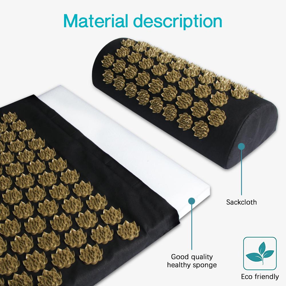 Kuznetsov s Applicator Nonslip Acupressure Yoga Cushion Sensi Massage Body Mat With Needle Foot Massager Pillow Neck Fitness Pad
Kuznetsov s Applicator Nonslip Acupressure Yoga Cushion Sensi Massage Body Mat With Needle Foot Massager Pillow Neck Fitness Pad