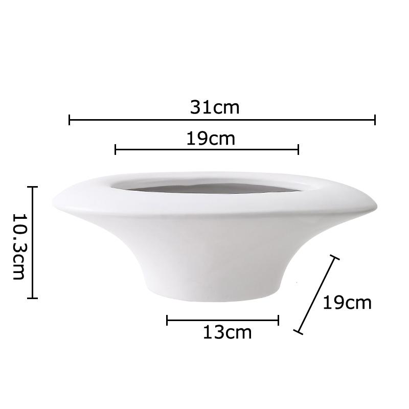 Minimalist Elliptical Ceramic Vase Plant Pots Table Decoration Flower Arrangement Creativity Floral Vases Room Aesthetic Decor білий
Minimalist Elliptical Ceramic Vase Plant Pots Table Decoration Flower Arrangement Creativity Floral Vases Room Aesthetic Decor білий