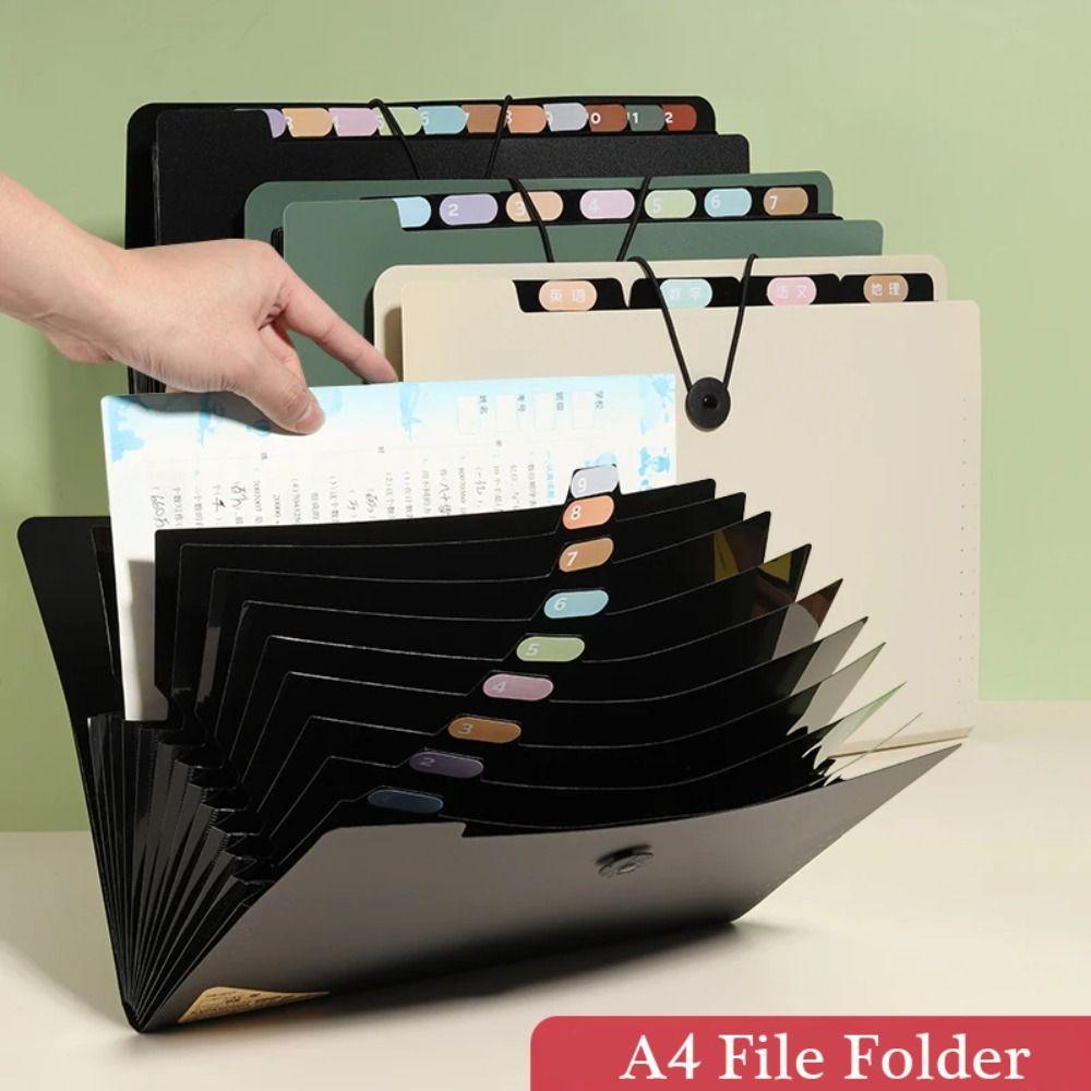 PP Document Storage Bag Sorting Bag Expanding File Organizer Portable A4 File Folder зелений
PP Document Storage Bag Sorting Bag Expanding File Organizer Portable A4 File Folder зелений