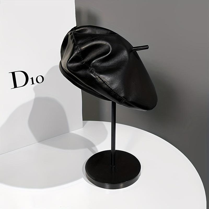 1pc Black Leather Beret Women s Autumn And Winter British Style Painter Hat 
1pc Black Leather Beret Women s Autumn And Winter British Style Painter Hat