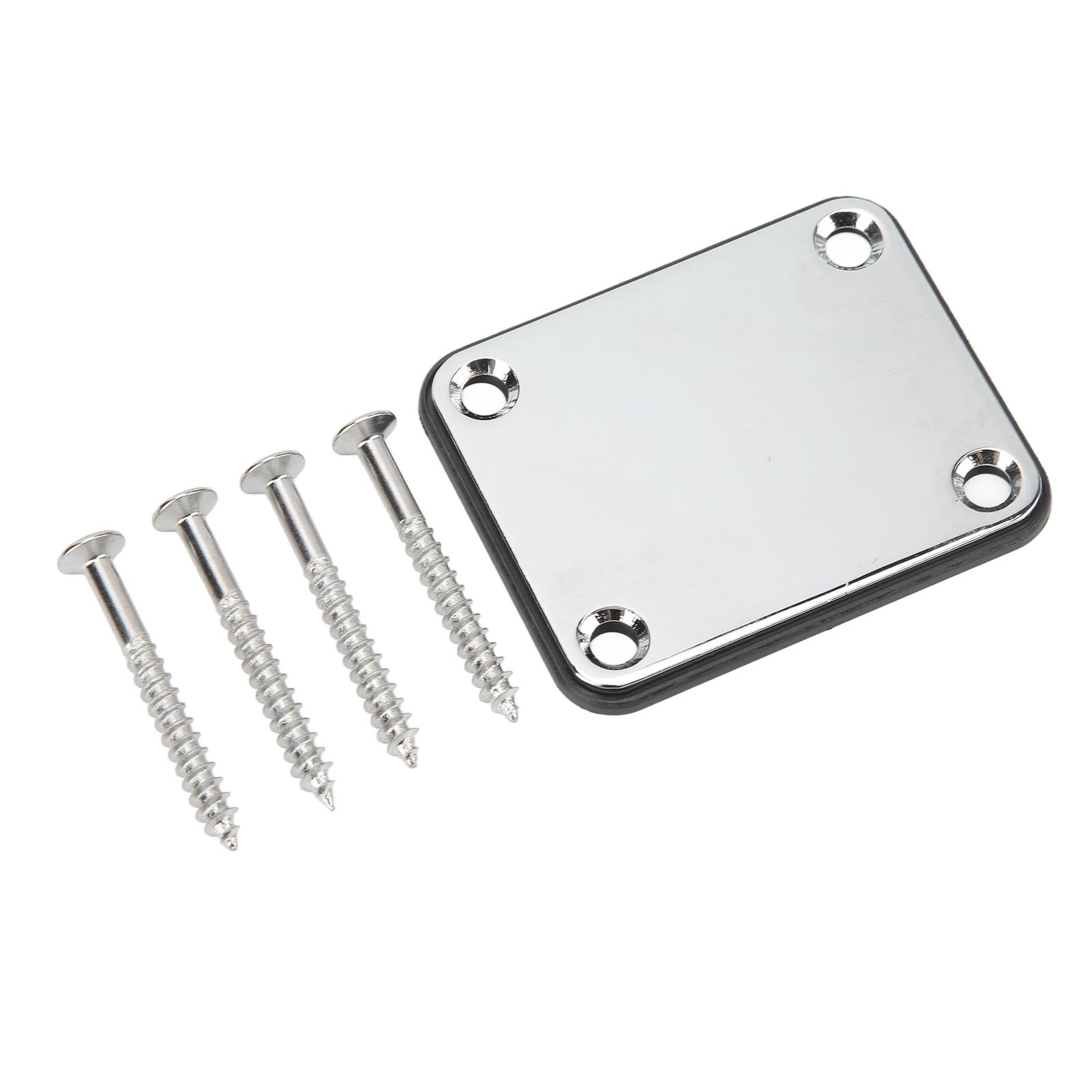 Electric Guitar Neck Plate Square Metal Back Mounting 4 Holes with Screws Bass Parts серебряный
Electric Guitar Neck Plate Square Metal Back Mounting 4 Holes with Screws Bass Parts серебряный
