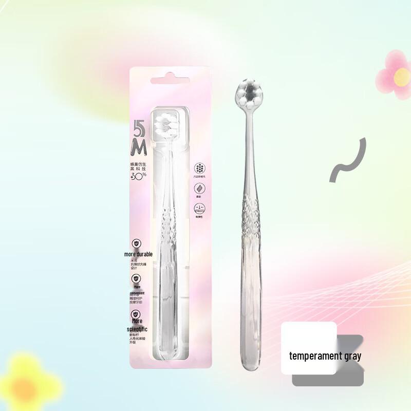 Sajie Crystal Hexagon 6D Cleaning Soft Toothbrush, 5-Pack
Sajie Crystal Hexagon 6D Cleaning Soft Toothbrush, 5-Pack