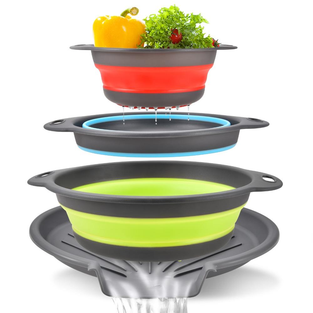4-Pack Nesting Design Foldable Drain Basket Large Capacity Food Grade Foldable Filter Drainage Base Collapsible Colander
4-Pack Nesting Design Foldable Drain Basket Large Capacity Food Grade Foldable Filter Drainage Base Collapsible Colander