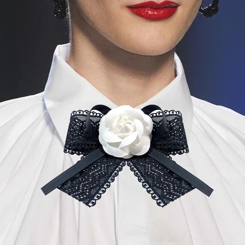 Black Ribbon Small Fragrant Lace Bow Camellia Brooch Black Mourning Bow Tie Brooch
Black Ribbon Small Fragrant Lace Bow Camellia Brooch Black Mourning Bow Tie Brooch